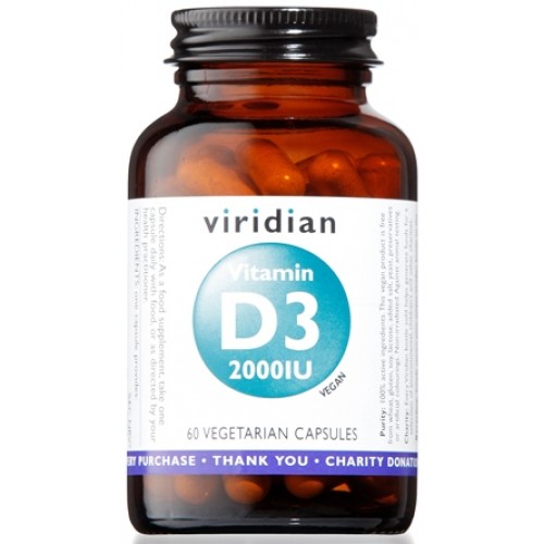 VITAMIN D3 2000IU 60CP VEG NATUR