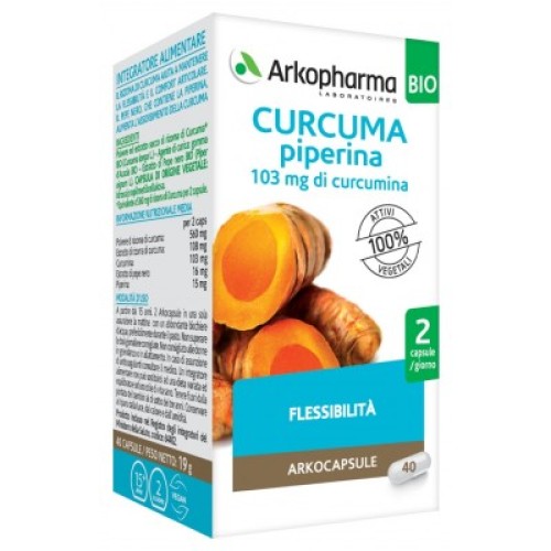 ARKOCPS CURCUMA+PIP BIO 40CPS