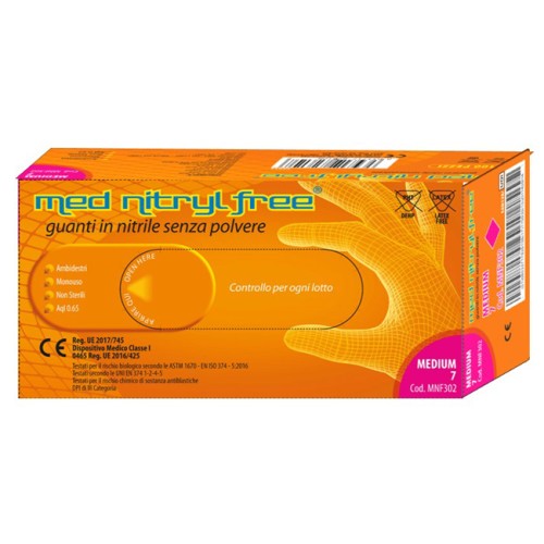 GUANTI Nitrile M 100pz LPpharm