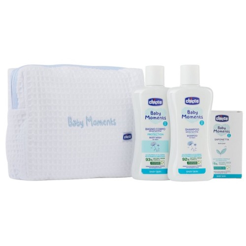 CH-BM Beauty Bag W Zip Azzurro