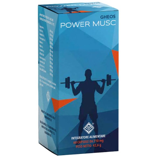 GHEOS POWER MUSC 60 Cps 750mg