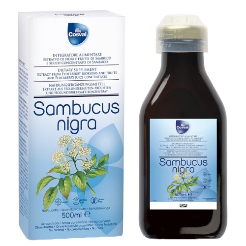 SAMBUCUS NIGRA 500ML COSVAL SAMBUCUS NIGRA 500ML COSVAL