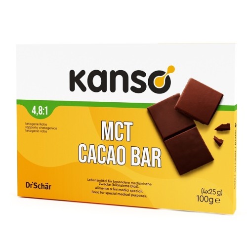KANSO*MCT CACAO BAR 4X25G KANSO*MCT CACAO BAR 4X25G