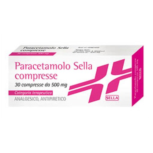 PARACETAMOLO  500mg 30CprSELLA PARACETAMOLO  500mg 30CprSELLA