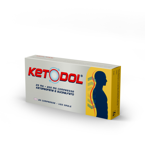 KETODOL 20 Cpr 25mg+200mg R.M.